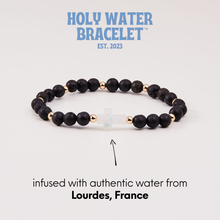 Load image into Gallery viewer, Holy Water Men's Lava Rock Bracelet