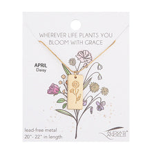 Load image into Gallery viewer, Alexa's Angels Birth Flower Necklace