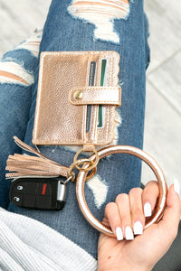 Key Ring ID Wallet Bracelet