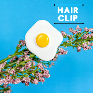 Fried Egg Hair Clip