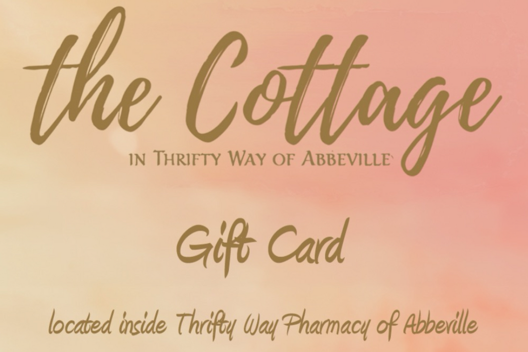 The Cottage Gift Card