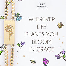 Load image into Gallery viewer, Alexa's Angels Birth Flower Bracelet
