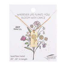 Load image into Gallery viewer, Alexa's Angels Birth Flower Necklace
