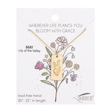 Load image into Gallery viewer, Alexa's Angels Birth Flower Necklace
