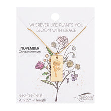 Load image into Gallery viewer, Alexa's Angels Birth Flower Necklace
