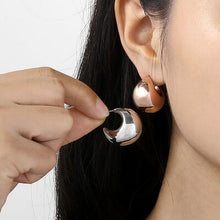 Load image into Gallery viewer, Stainless Steel Moon Shape Earrings
