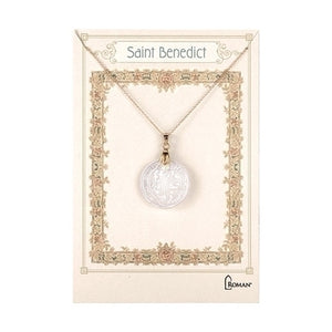 EIGHTEEN INCH St Benedict Shell Necklace