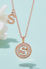 Load image into Gallery viewer, Adored Moissanite K to T Pendant Necklace Online Only
