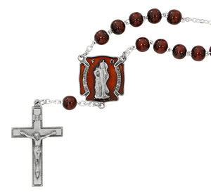 ST FLORIAN RED AUTO ROSARY