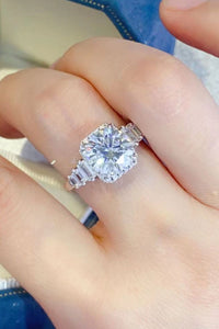 3 Carat Moissanite 925 Sterling Silver Ring Online Only