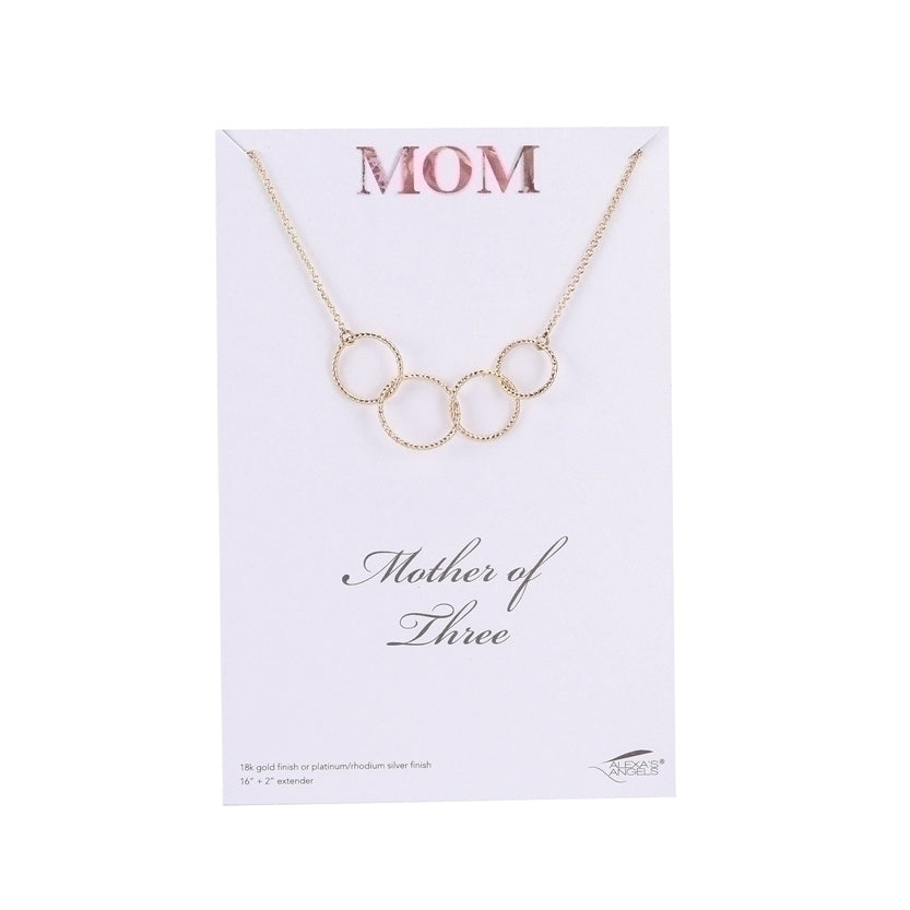 Mother of Three Necklace
