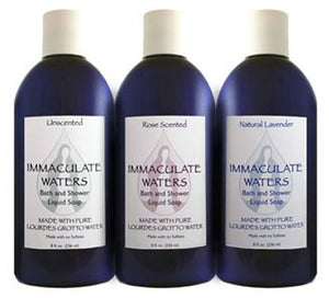 Immaculate Waters Bath and Shower Liquid Soaps