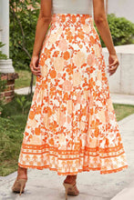 Load image into Gallery viewer, Floral Smocked Tiered Maxi Skirt
