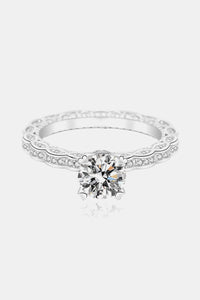 1 Carat Moissanite 925 Sterling Silver Ring Online Only