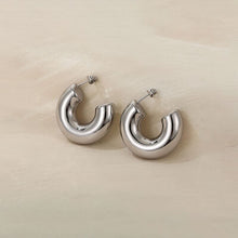 Load image into Gallery viewer, Stainless Steel C-Hoop Earrings
