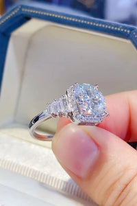 3 Carat Moissanite 925 Sterling Silver Ring Online Only