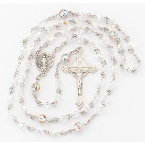 Swarovski Crystal and Murano Glass Rosary