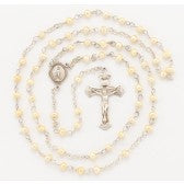 Gold Freshwater Pearl Rosary