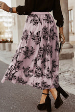 Load image into Gallery viewer, Embroidered High Waist Maxi Skirt
