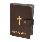 Gold Stamped Leatherette Card Holder in Several Colors