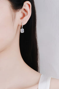 Moissanite 925 Sterling Silver Drop Earrings Online Only