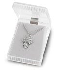 First Communion Four Way Pewter Necklace Boxed
