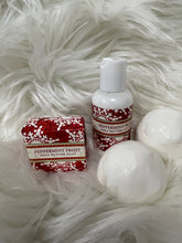 Load image into Gallery viewer, Peppermint Hand Lotion, Soap, and Soap Balls Mini Bundle
