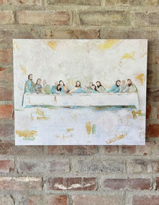 The Last Supper Canvas Wrap Print with Mirrored Edges