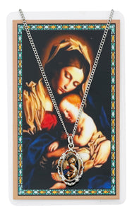 Mother and Child Prayer Card