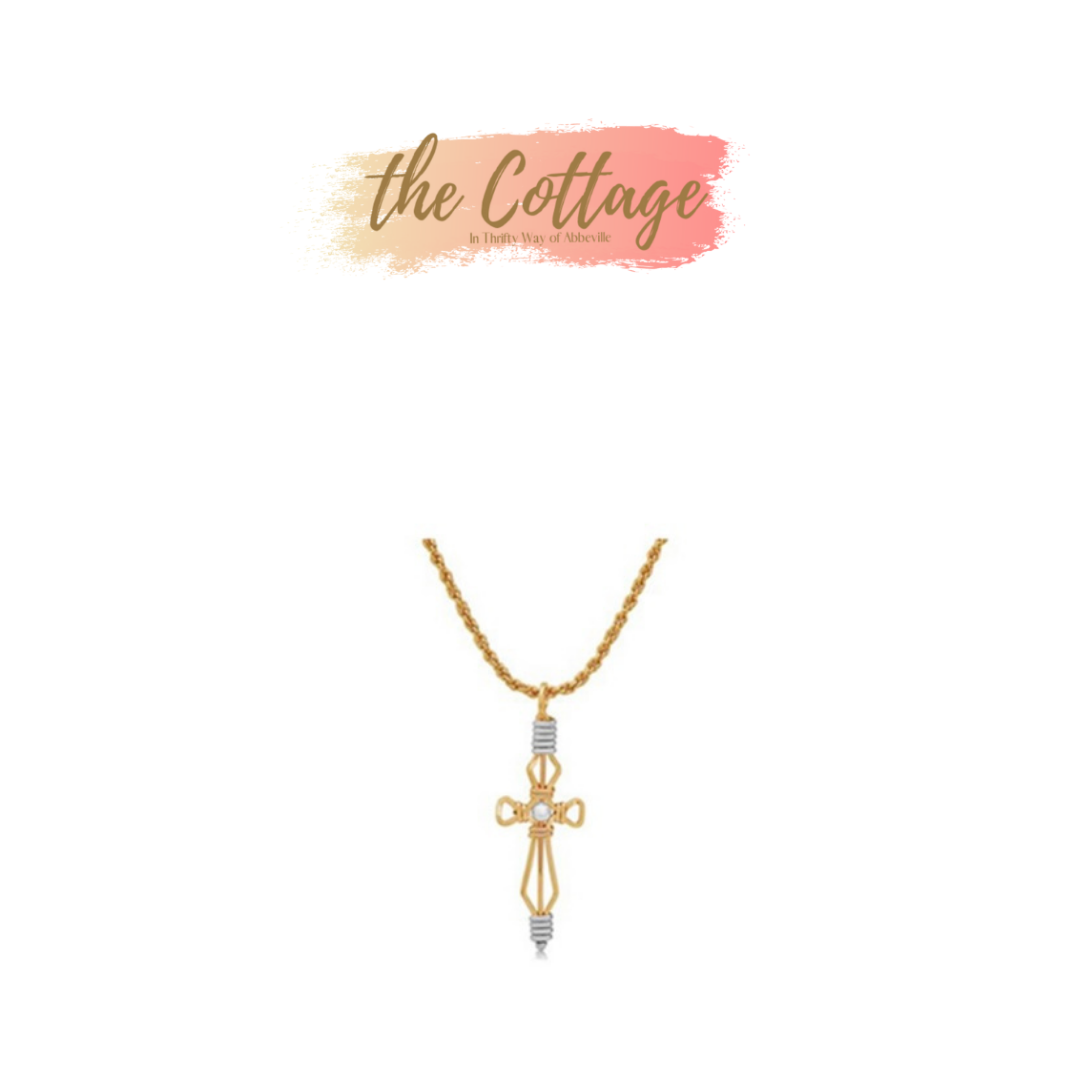 Jesus Loves Me Necklace By Ronaldo The Cottage in Thrifty Way of