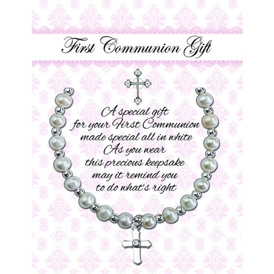 Sterling First Communion Bracelet