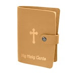 Load image into Gallery viewer, Gold Stamped Leatherette Card Holder in Several Colors
